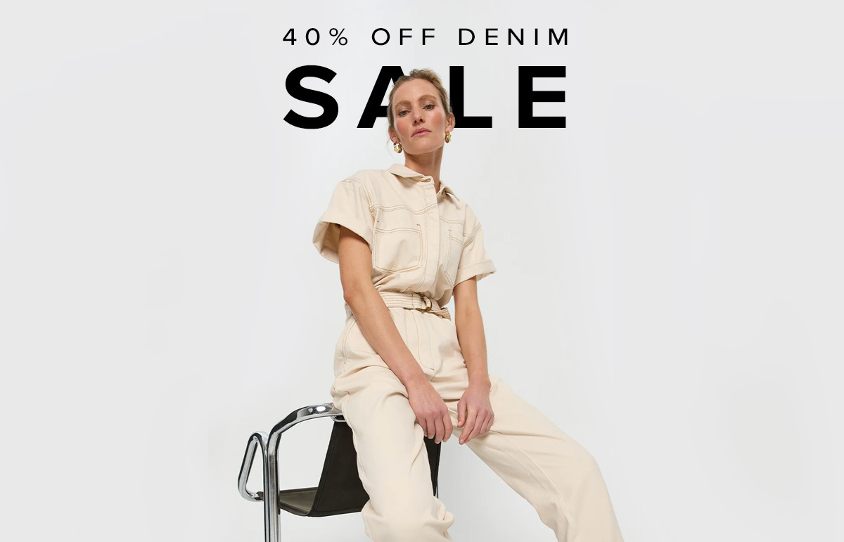 40% Off The Denim Edit