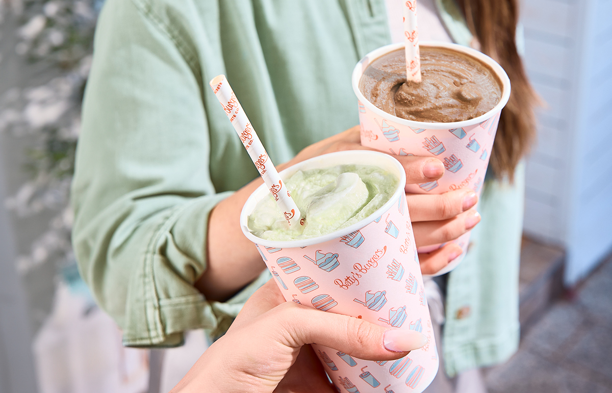 Betty's Burgers: New Pistachio Flavour and 2 for $12 Thick Shakes