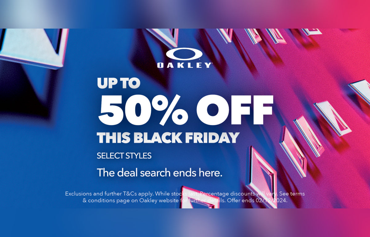 Oakley - Black Friday: Score up to 50% off*