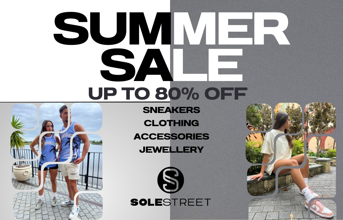 SUMMER SALE UP TO 80% OFF - SNEAKERS, CLOTHING, JEWELLERY & ACCESSORIES